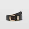 Ceinture à boucle métallique
