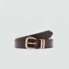 Ceinture à boucle métallique