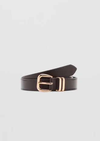 Ceinture à boucle métallique