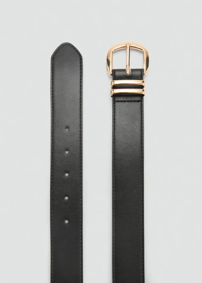 Ceinture à boucle métallique