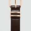 Ceinture à boucle métallique