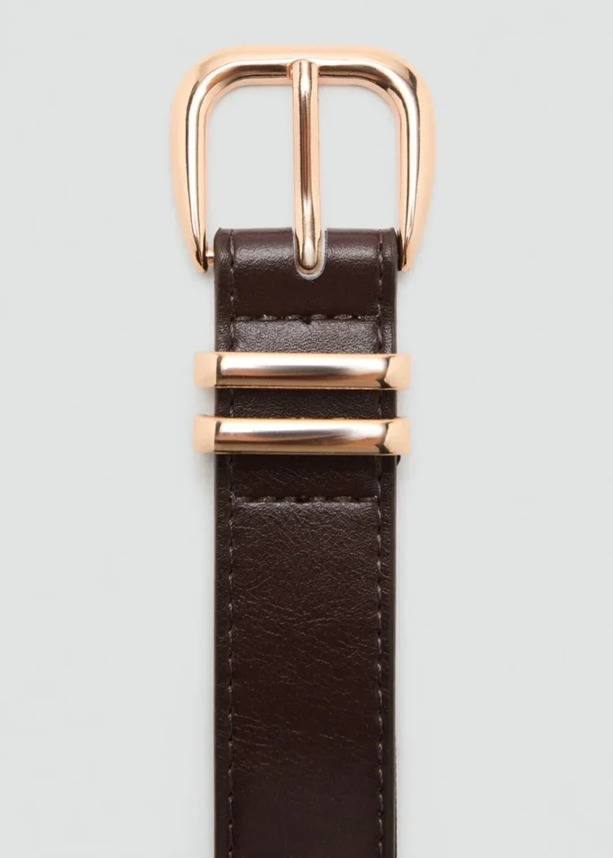 Ceinture à boucle métallique