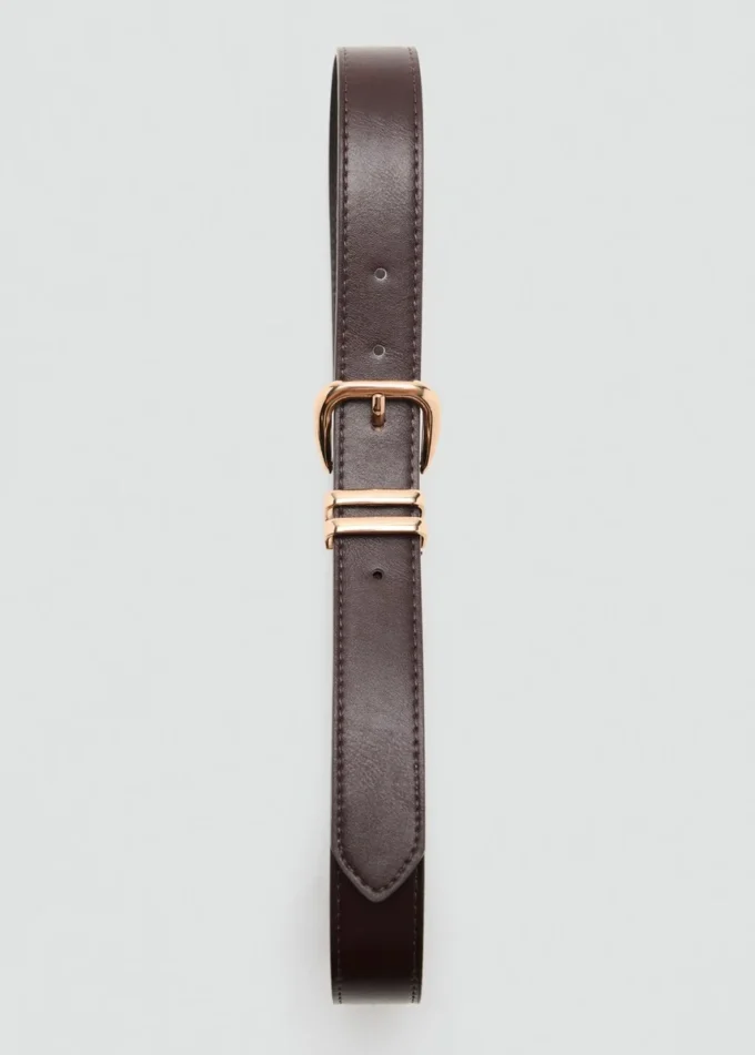 Ceinture à boucle métallique