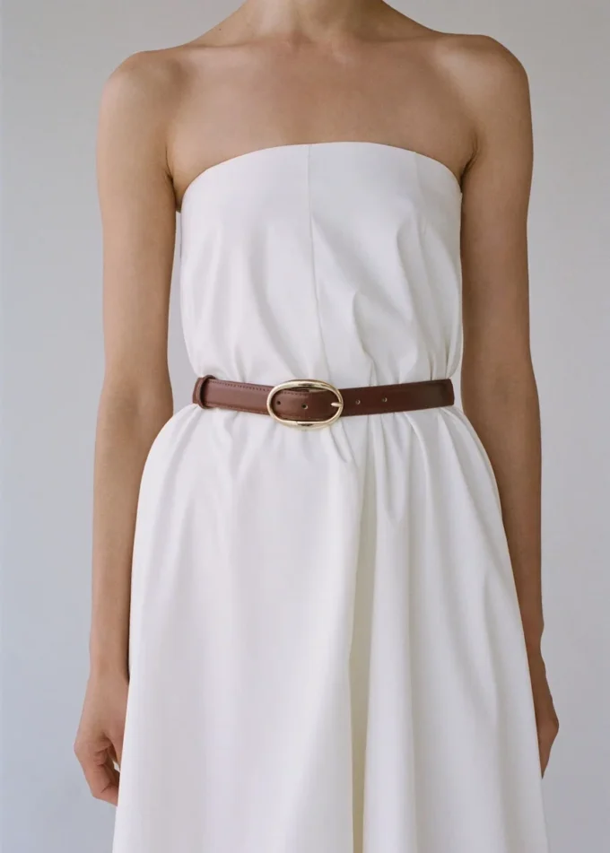 Ceinture à boucle ovale