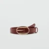 Ceinture à boucle ovale