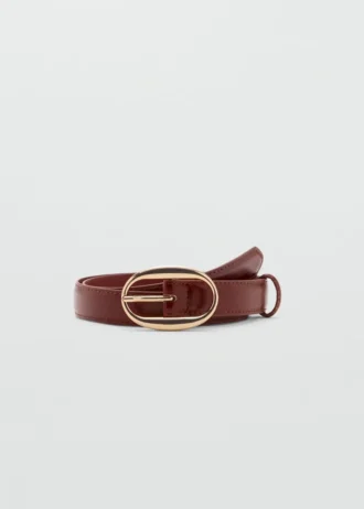 Ceinture à boucle ovale