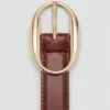 Ceinture à boucle ovale