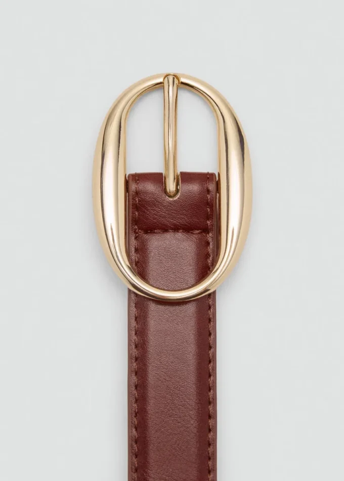 Ceinture à boucle ovale