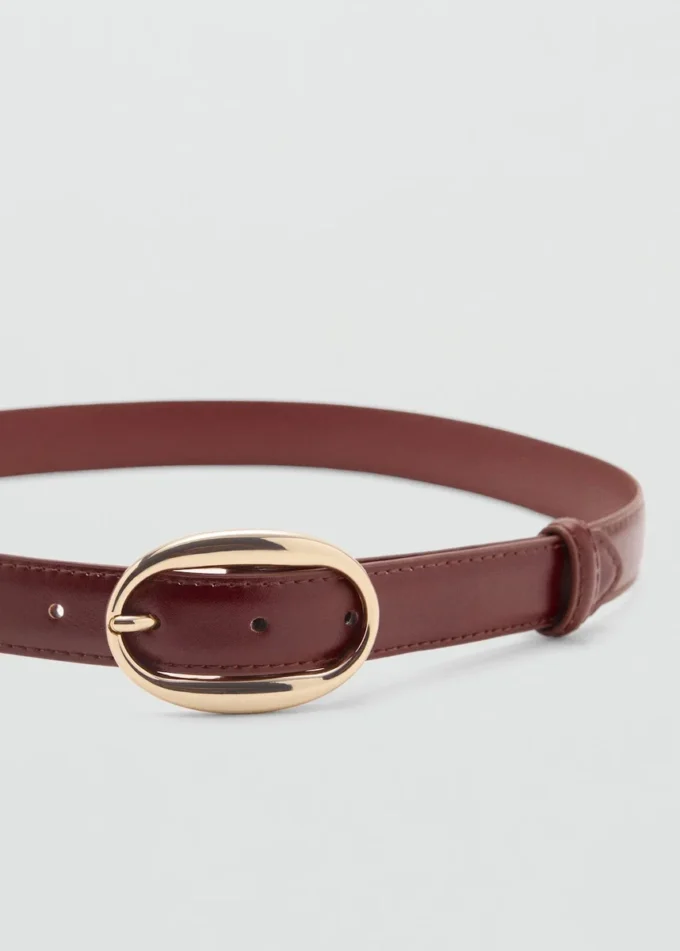 Ceinture à boucle ovale