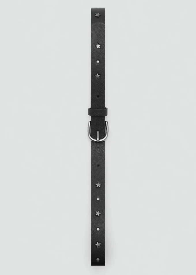 Ceinture à clous étoiles