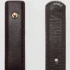 Ceinture en cuir avec détail métallique