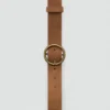 Ceinture en cuir avec motifs soleil