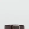 Ceinture en cuir à boucle