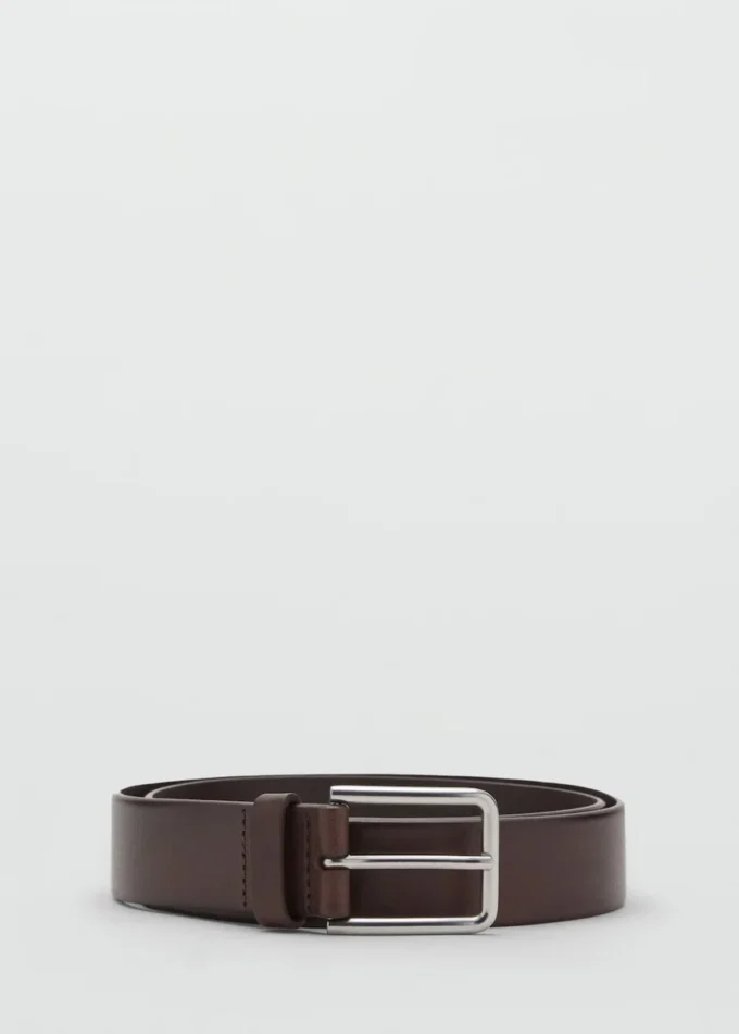 Ceinture en cuir à boucle