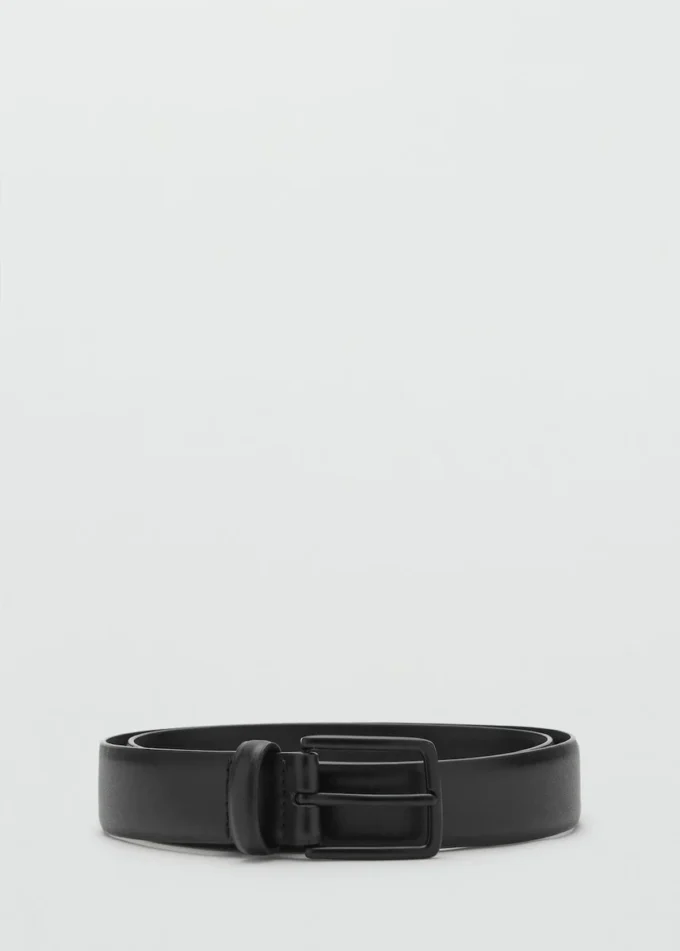 Ceinture en cuir à boucle