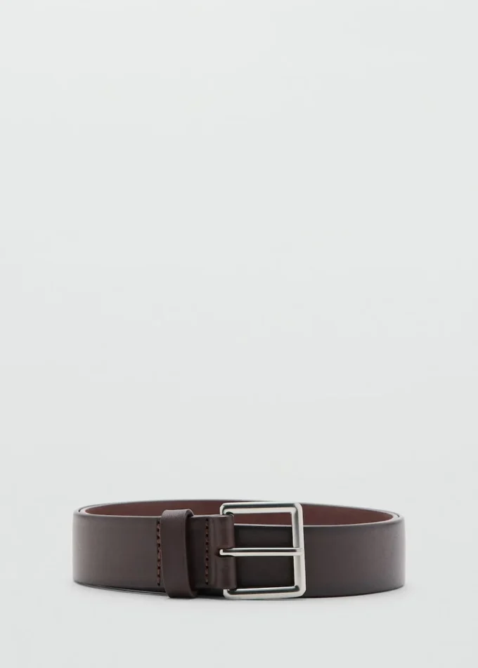 Ceinture en cuir à boucle