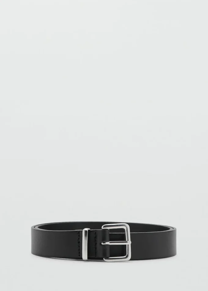 Ceinture en cuir à boucle