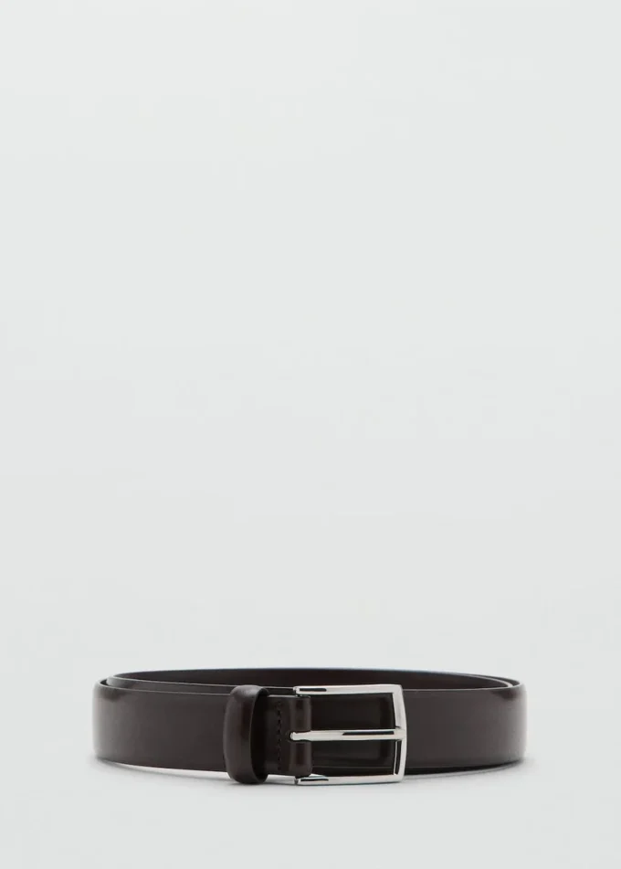 Ceinture en cuir à boucle