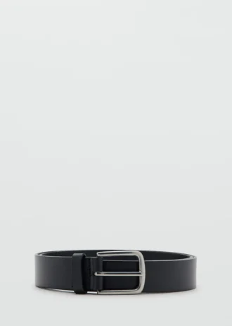 Ceinture en cuir à boucle