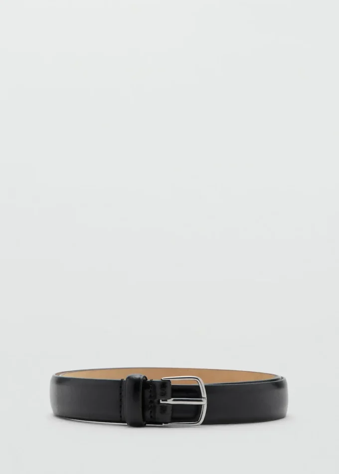 Ceinture en cuir à boucle