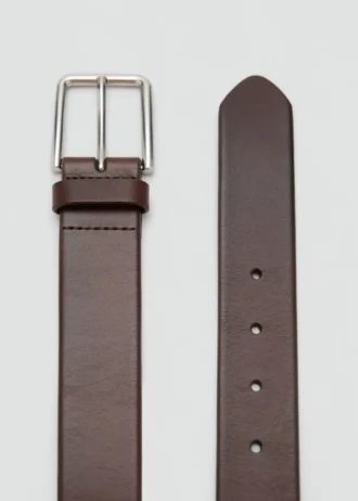 Ceinture en cuir à boucle