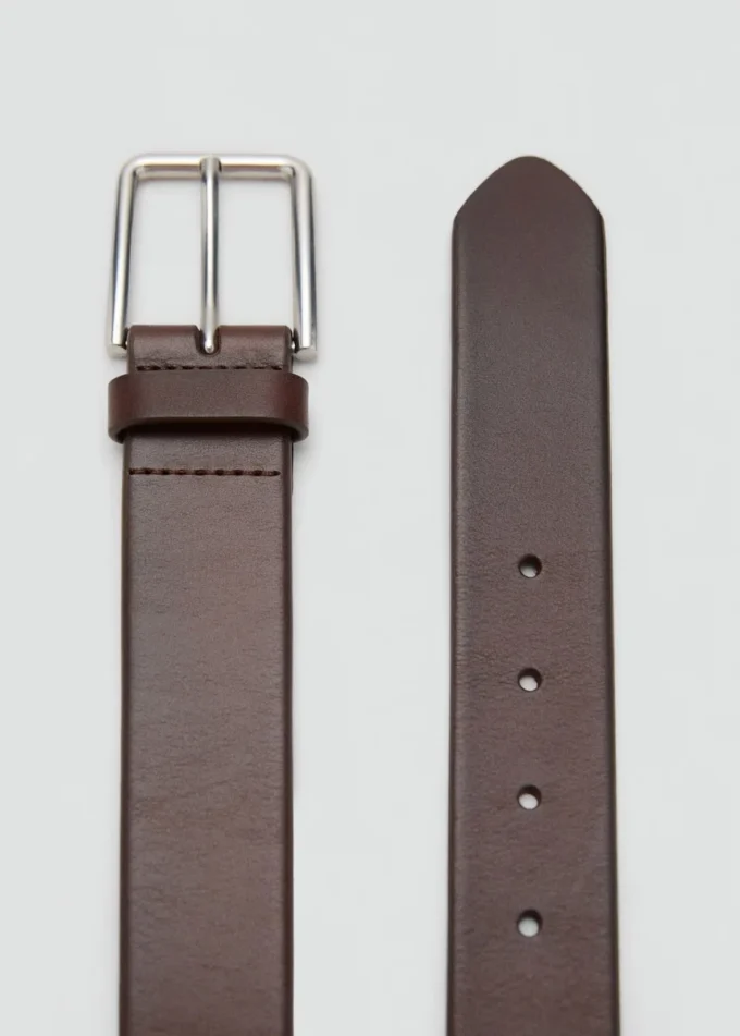 Ceinture en cuir à boucle