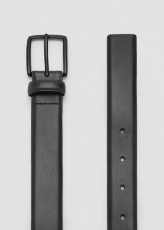 Ceinture en cuir à boucle