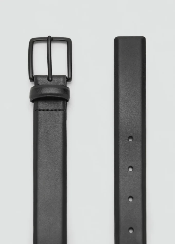 Ceinture en cuir à boucle