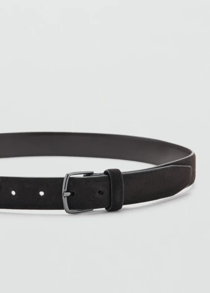 Ceinture en cuir à boucle