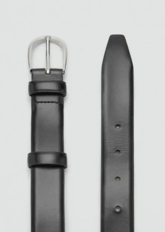 Ceinture en cuir à boucle