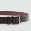 Ceinture en cuir à boucle