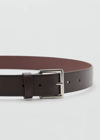 Ceinture en cuir à boucle