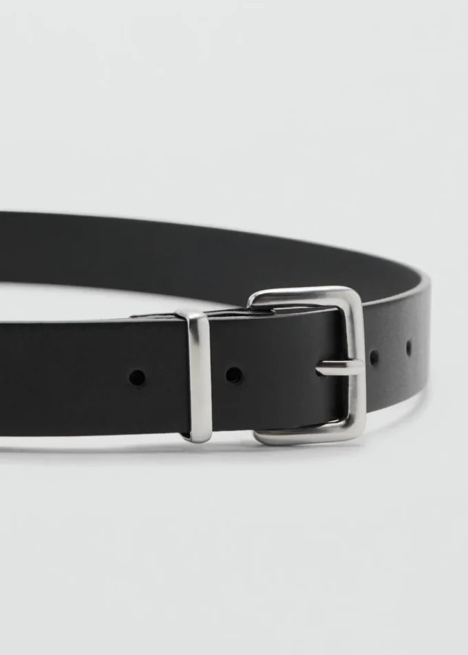 Ceinture en cuir à boucle