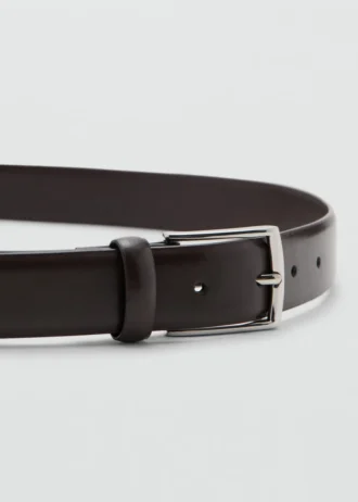 Ceinture en cuir à boucle