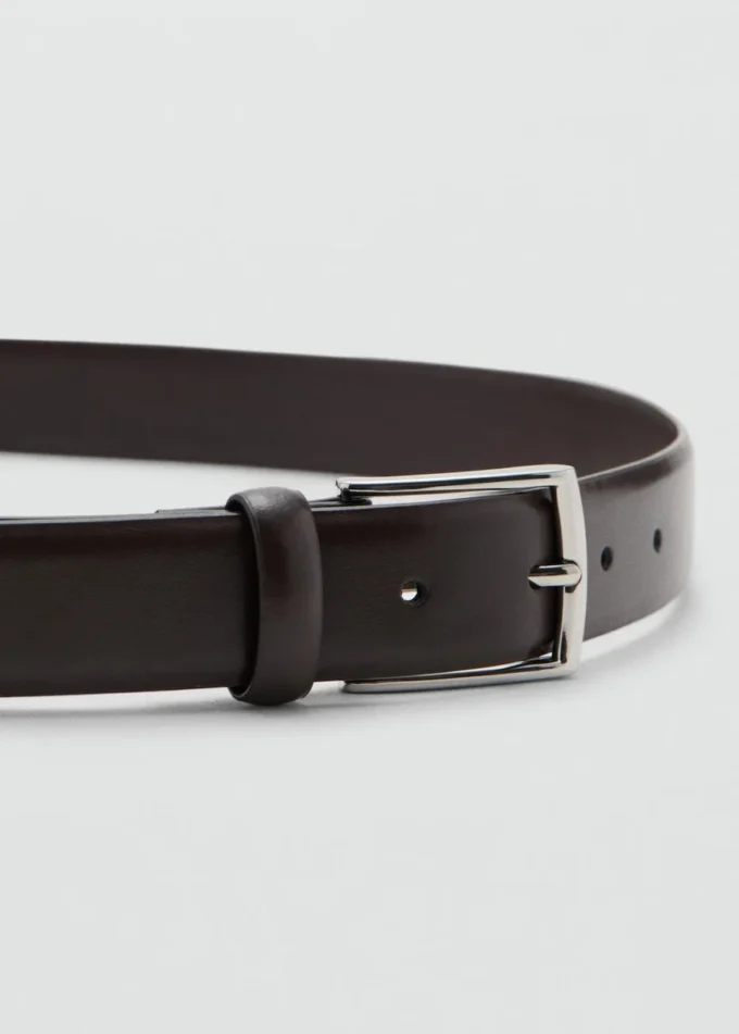Ceinture en cuir à boucle