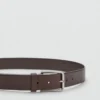 Ceinture en cuir à boucle
