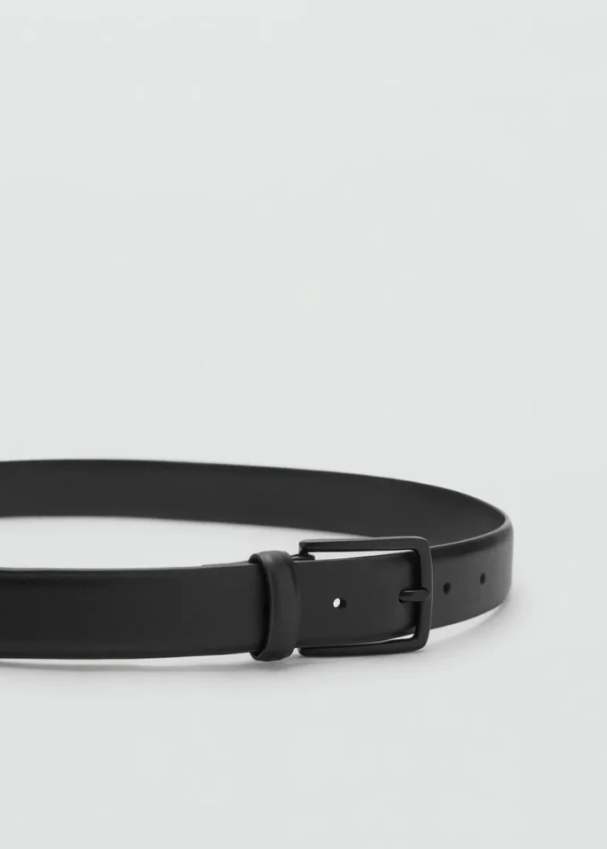 Ceinture en cuir à boucle