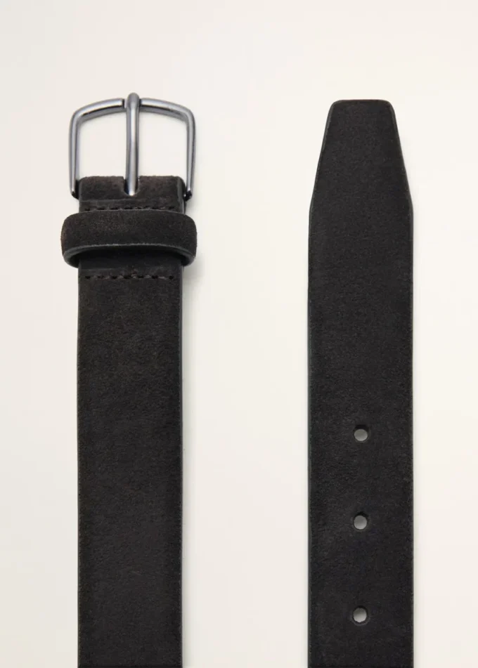 Ceinture en cuir à boucle