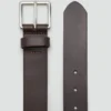 Ceinture en cuir à boucle