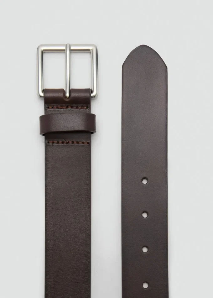 Ceinture en cuir à boucle