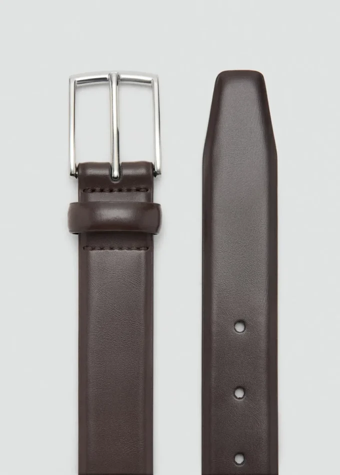 Ceinture en cuir à boucle