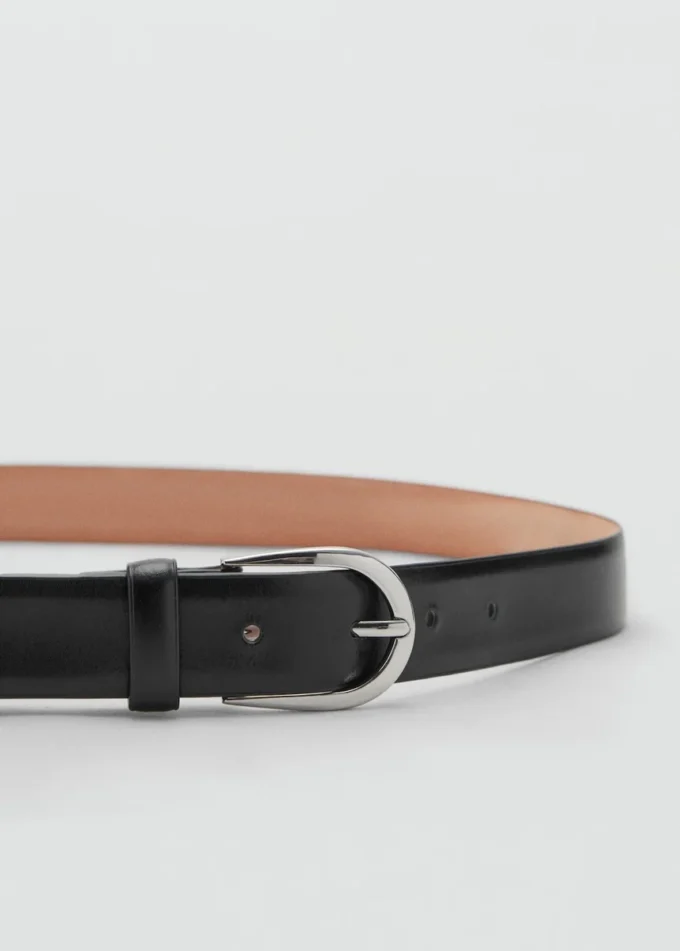Ceinture en cuir à boucle