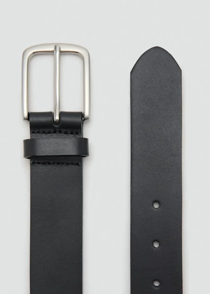 Ceinture en cuir à boucle