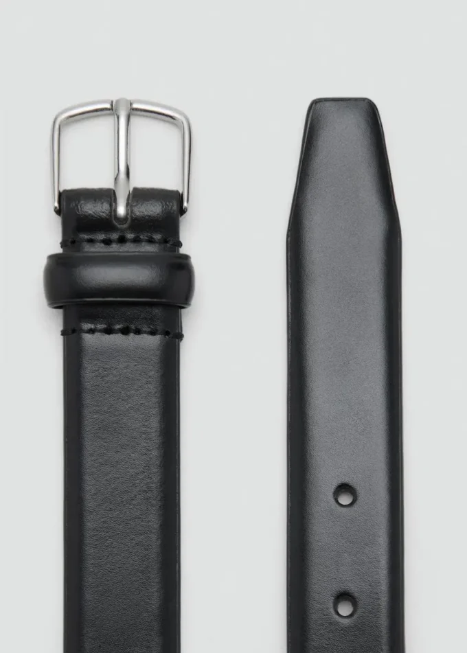 Ceinture en cuir à boucle