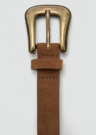 Ceinture en cuir cloutée