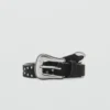 Ceinture en cuir cloutée