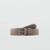 Ceinture en cuir cloutée