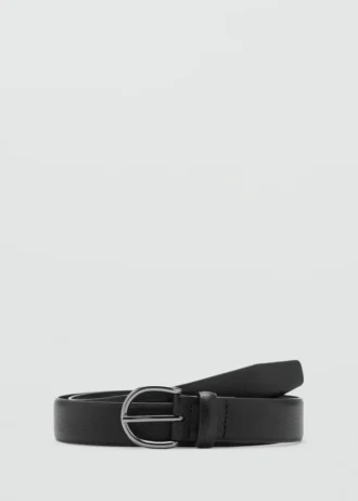 Ceinture en cuir grainé