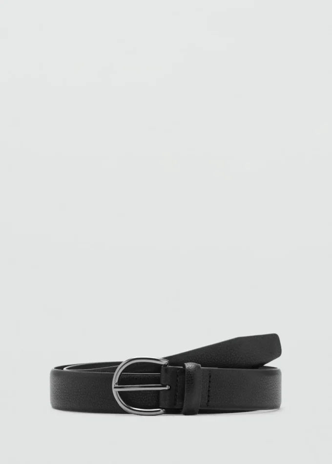 Ceinture en cuir grainé