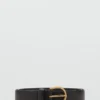 Ceinture en cuir grainé